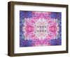 Abstract Multicolor Floral Montage Photographic Layer Work-Alaya Gadeh-Framed Photographic Print