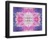 Abstract Multicolor Floral Montage Photographic Layer Work-Alaya Gadeh-Framed Photographic Print