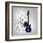 Abstract Music Illustration for Your Design-Oleg Gapeenko-Framed Art Print