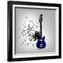 Abstract Music Illustration for Your Design-Oleg Gapeenko-Framed Art Print