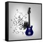 Abstract Music Illustration for Your Design-Oleg Gapeenko-Framed Stretched Canvas