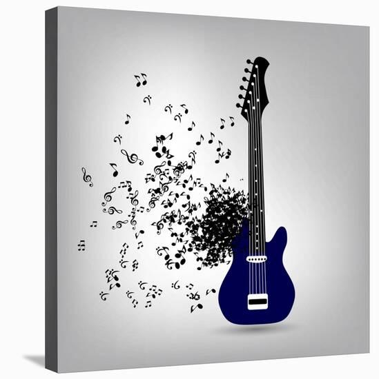 Abstract Music Illustration for Your Design-Oleg Gapeenko-Stretched Canvas