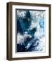 Abstract Navy White 2-Urban Epiphany-Framed Art Print