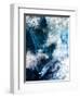 Abstract Navy White 2-Urban Epiphany-Framed Art Print