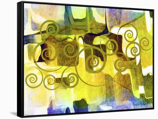 Abstract Nov 3-Ata Alishahi-Framed Stretched Canvas