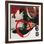 Abstract Numbers-Natasha Barnes-Framed Art Print