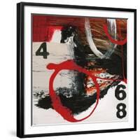 Abstract Numbers-Natasha Barnes-Framed Art Print