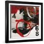 Abstract Numbers-Natasha Barnes-Framed Art Print