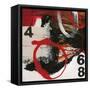 Abstract Numbers-Natasha Barnes-Framed Stretched Canvas