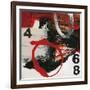 Abstract Numbers-Natasha Barnes-Framed Art Print