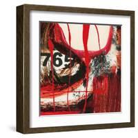 Abstract Numerals-Natasha Barnes-Framed Art Print