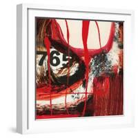 Abstract Numerals-Natasha Barnes-Framed Art Print