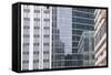Abstract of Buildings in the La Defense District, Paris, France, Europe-Julian Elliott-Framed Stretched Canvas