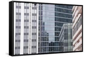 Abstract of Buildings in the La Defense District, Paris, France, Europe-Julian Elliott-Framed Stretched Canvas