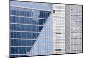 Abstract of Buildings in the La Defense District, Paris, France, Europe-Julian Elliott-Mounted Photographic Print
