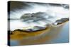 Abstract of cascade in mountain stream, Cumbria, England-Wayne Hutchinson-Stretched Canvas