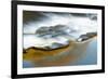 Abstract of cascade in mountain stream, Cumbria, England-Wayne Hutchinson-Framed Photographic Print