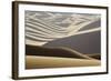 Abstract of desert shapes, Badain Jaran Desert, Inner Mongolia, China-Ellen Anon-Framed Photographic Print