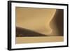 Abstract of desert shapes, Badain Jaran Desert, Inner Mongolia, China-Ellen Anon-Framed Photographic Print