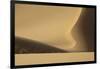 Abstract of desert shapes, Badain Jaran Desert, Inner Mongolia, China-Ellen Anon-Framed Photographic Print