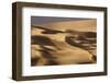 Abstract of desert shapes, Badain Jaran Desert, Inner Mongolia, China-Ellen Anon-Framed Photographic Print