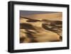 Abstract of desert shapes, Badain Jaran Desert, Inner Mongolia, China-Ellen Anon-Framed Photographic Print