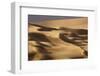 Abstract of desert shapes, Badain Jaran Desert, Inner Mongolia, China-Ellen Anon-Framed Photographic Print