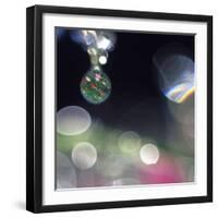 Abstract of Dew Drops on Flowers-Steve Satushek-Framed Photographic Print