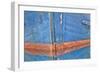 Abstract of Fishing Boat Bow Reflecting in Water, Hoonah, Alaska, USA-Jaynes Gallery-Framed Photographic Print