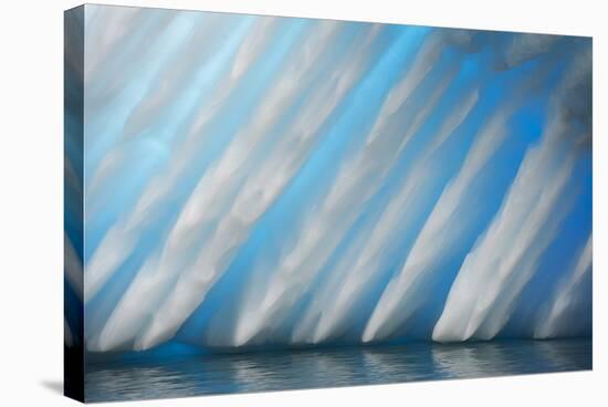 Abstract of Ice Formation on Melchior Islands, Antarctic Peninsula, Antarctica-null-Stretched Canvas