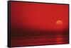 Abstract of Sunset Sky with Clouds and Ocean-Bill Bachmann-Framed Stretched Canvas