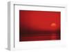 Abstract of Sunset Sky with Clouds and Ocean-Bill Bachmann-Framed Photographic Print