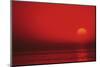 Abstract of Sunset Sky with Clouds and Ocean-Bill Bachmann-Mounted Photographic Print