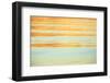 Abstract of water ripples in orange and blue.-Stuart Westmorland-Framed Photographic Print