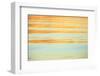 Abstract of water ripples in orange and blue.-Stuart Westmorland-Framed Photographic Print