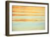 Abstract of water ripples in orange and blue.-Stuart Westmorland-Framed Photographic Print