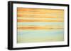 Abstract of water ripples in orange and blue.-Stuart Westmorland-Framed Photographic Print