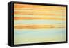 Abstract of water ripples in orange and blue.-Stuart Westmorland-Framed Stretched Canvas