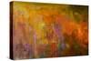 Abstract Oil Painting Background. Oil on Canvas. Hand Drawn Oil Painting.Color Texture. Fragment Of-Anton Evmeshkin-Stretched Canvas