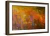 Abstract Oil Painting Background. Oil on Canvas. Hand Drawn Oil Painting.Color Texture. Fragment Of-Anton Evmeshkin-Framed Photographic Print