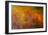 Abstract Oil Painting Background. Oil on Canvas. Hand Drawn Oil Painting.Color Texture. Fragment Of-Anton Evmeshkin-Framed Photographic Print