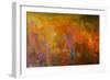 Abstract Oil Painting Background. Oil on Canvas. Hand Drawn Oil Painting.Color Texture. Fragment Of-Anton Evmeshkin-Framed Photographic Print