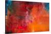 Abstract Oil Painting Background. Oil on Canvas Texture. Hand Drawn Oil Painting.Color Texture. Fra-Anton Evmeshkin-Stretched Canvas