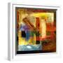 Abstract Oil Painting-Rinderart-Framed Art Print