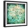 Abstract Old Background With Grunge Texture-iulias-Framed Art Print