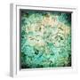 Abstract Old Background With Grunge Texture-iulias-Framed Art Print