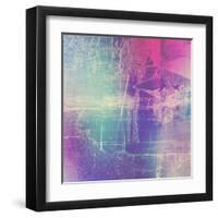 Abstract Old Background with Grunge Texture-iulias-Framed Art Print