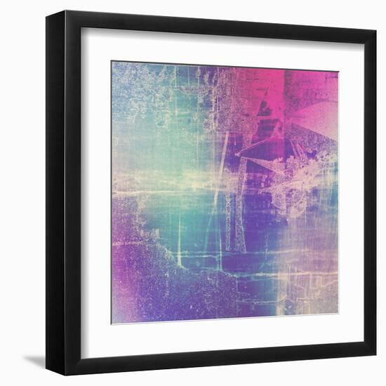 Abstract Old Background with Grunge Texture-iulias-Framed Art Print