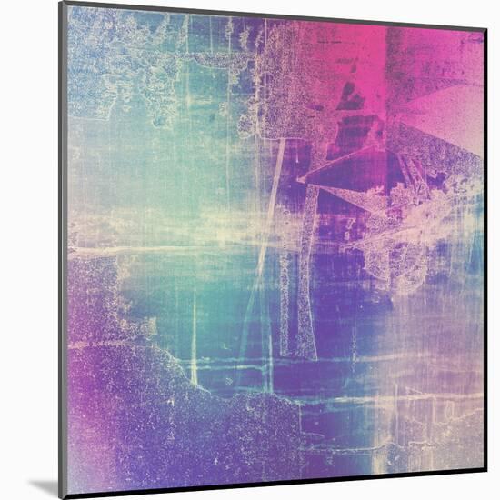 Abstract Old Background with Grunge Texture-iulias-Mounted Art Print