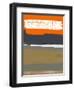 Abstract Orange 1-NaxArt-Framed Art Print